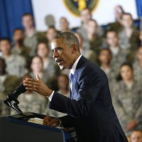US President Barack Obama outlines strategy to destroy ISIS during a visit to US Central Command in Tampa, Florida