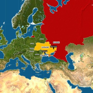 Odessa & Slavyansk, Ukraine Map