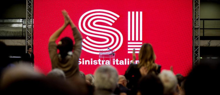 Roma 21/02/2016, giornata conclusiva di ' Cosmopolitica ' convention dei movimenti e dei partiti della sinistra, organizzata da SI Sinistra Italiana. Nella foto