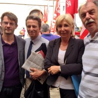 parlamentari sel con lavoratori alitalia