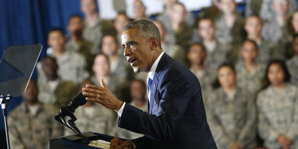 US President Barack Obama outlines strategy to destroy ISIS during a visit to US Central Command in Tampa, Florida