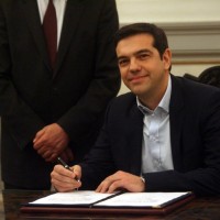 Grecia, Il giuramento e la firma di Alexis Tsipras nuovo Presidente
