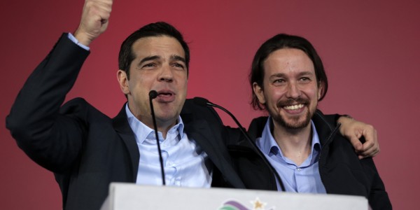 Alexis Tsipras, Pablo Iglesias