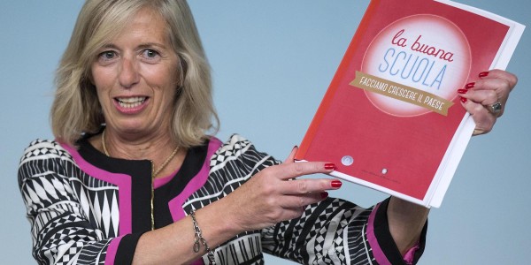Palazzo Chigi - Il ministro Giannini illustra le linee guida sulla scuola