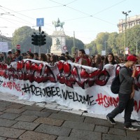 STUDENTI, PRIMO CORTEO DELL'ANNO CONTRO RIFORMA 'BUONA SCUOLA' - FOTO 5