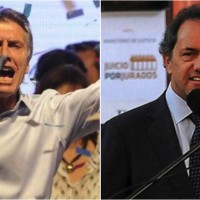 mauricio macri e Daniel Scioli