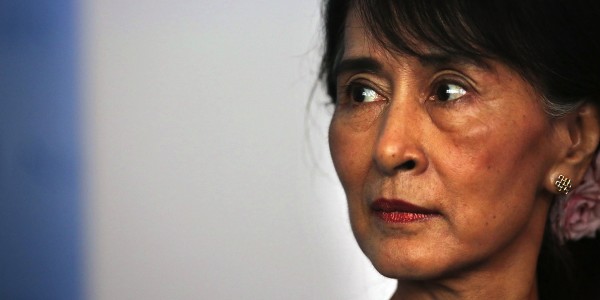 Aung San Suu Kyi Meets With Secretary-General Ban Ki-Moon At UN