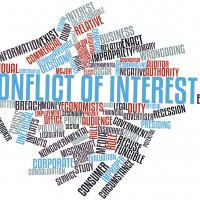 Word cloud for Conflict of interest
