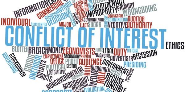 Word cloud for Conflict of interest